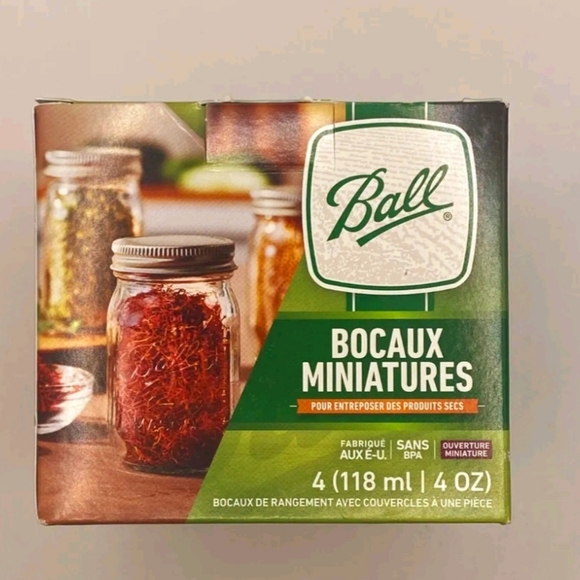 Ball Kitchen Ball 4pk Mini Mouth Storage Jar 4 Oz Poshmark